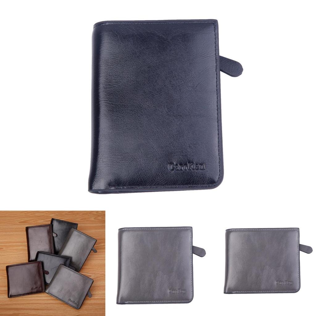 Timeless Design Men's Pu Leather Cowhide Bifold Wallet For Credit Cards And Id Storage