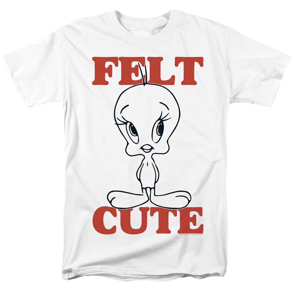 Looney Tunes Felt Cute Adult T-shirt L