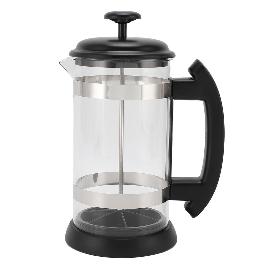 French Press Glass Stainless Steel 1000ML French Press Coffee Maker for Home Tea Brewing