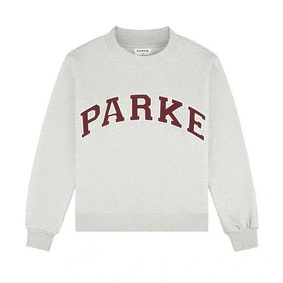 Embroidered Women's Half-High Collar Loose Pullover Sweatshirt, Long-Sleeved Winter Top