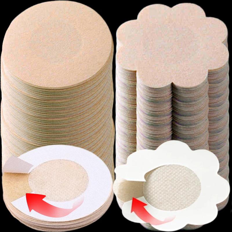 Nipple Cover Stickers Women Breast Lift Tape Pasties Invisible Self-Adhesive Disposable Bra Padding Chest Paste Patch