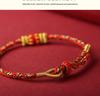 Handmade Year of the Dragon Zodiac Guardian Bracelet - Unisex Benmingnian Rope with Samantabhadra
