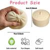 Giant Dumpling Squishy, Jumbo Dumpling Squishy Toy with Steamer, Anxiety Relief Squeeze Toy for Decompression and Sensory Play
