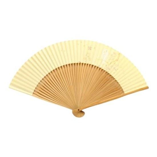 Kyoto Fan Owl Made Japan Double-sided Craftsmanship Fukuro Prosperous Business Women Ladies Gift Present 20cm Height 34.5cm When Opened.