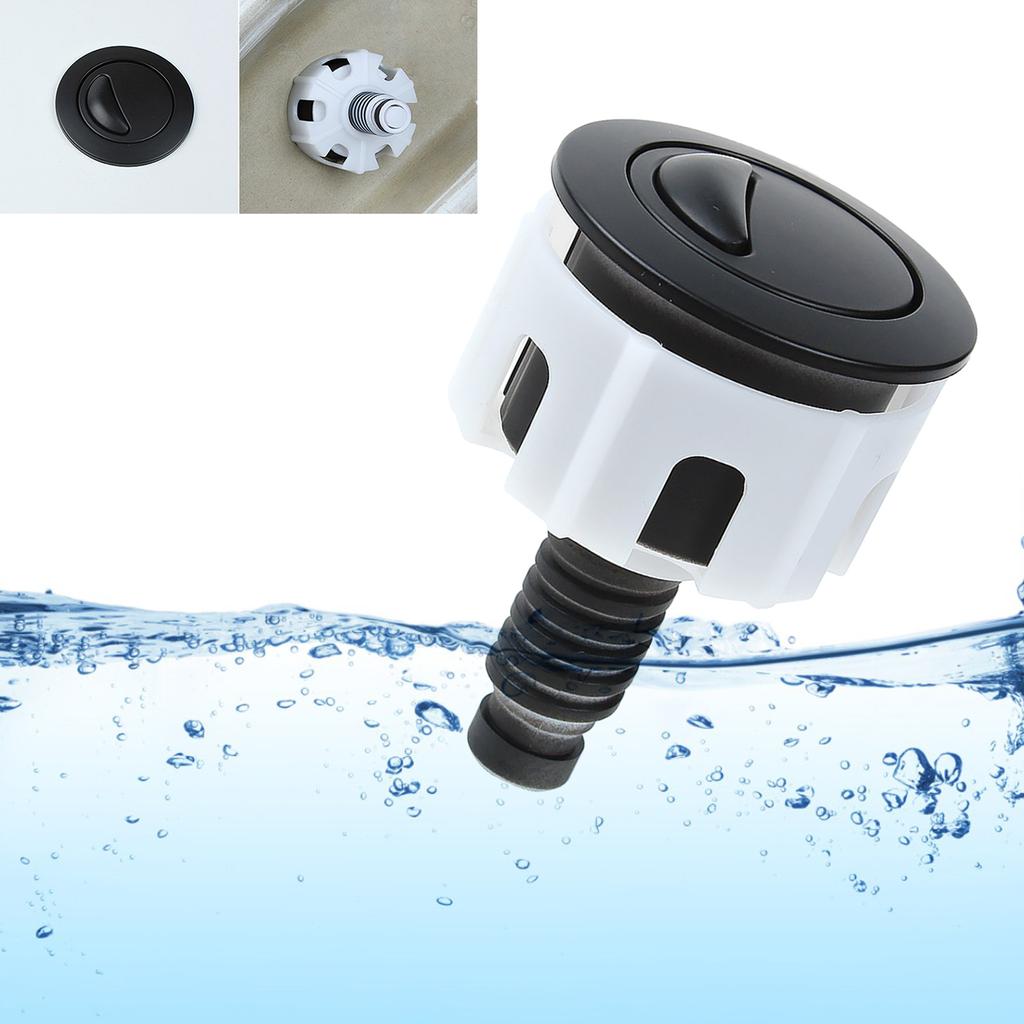 Toilet Push Button Adjustable Top Push Button Toilet Tank Button Replacement for Most Double Flush Toilet Durable