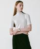 Rosiro Lossy Half Pola Knit [White]
