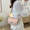 Textured Women's Bag 2024 New Pillow Bag Spring Women's Leisure Trend Messenger Bag Fashionable Textured Shoulder Bag