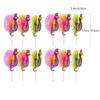 50 Pezzi Spiedini Frutta Pavone Forniture per Feste Stuzzicadenti per Bevande Decorazioni per Drink Stuzzicadenti per Dolci in Legno Ornamenti per Cocktail Banchetto