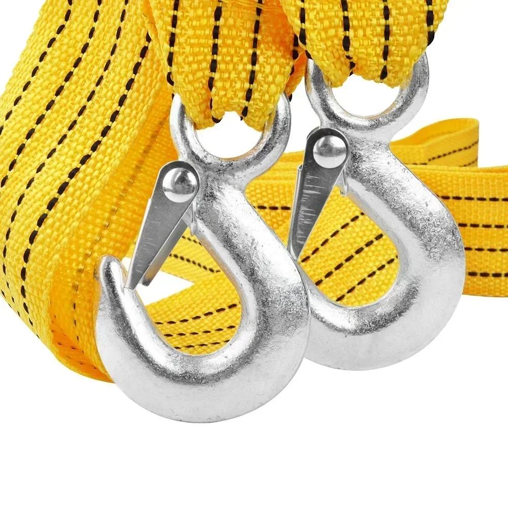 Car Duty 5 Ton Towing Rope Durable Nylon Recovery Strap with Storage Bag for Emergency Vehicle Assistance Perfect For SUV