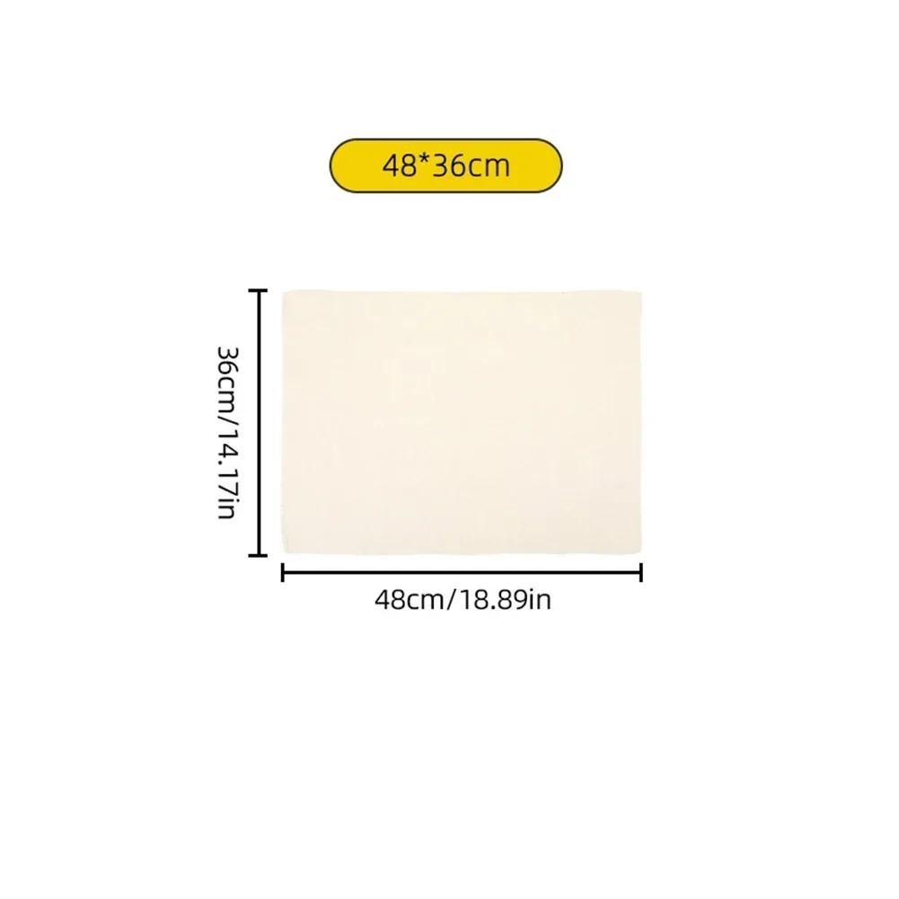 5pcs Fermented Cloth Dough Bakers Pans Bakers Dough Couche Cotton Pastry Proofing Cloth Baking French-Bread Baguettes Loafs