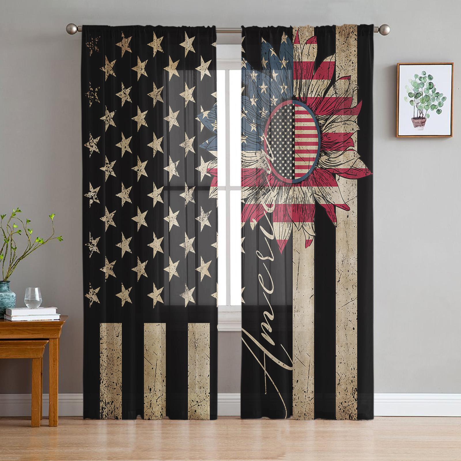 

Текстура подсолнечника Черный ретро прозрачный тюль оконные шторы для гостиной спальни кухни вуалет занавеска для украшения дома W135 x H114cm