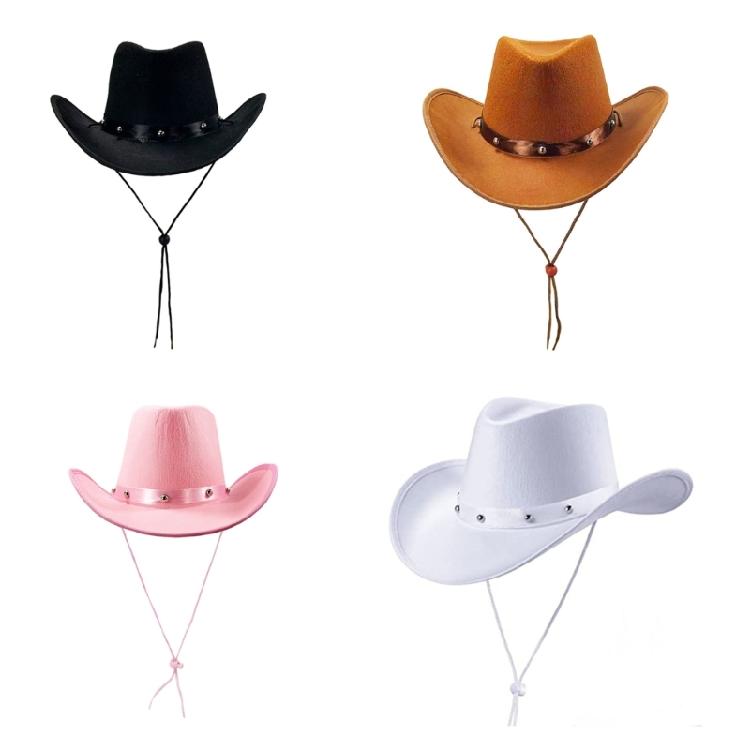 Popular Fedoras Hat Adjustable Band Western Hat For Concerts Parties And Everyday Use Women Men Unisex Party Headwear