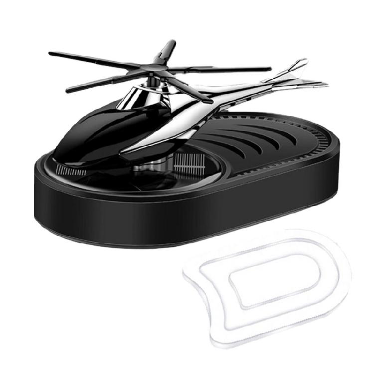

Innovative Solar Energy Helicopter Air Freshener Decorative Dashboard Fragrances чёрный