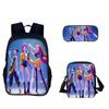 3-Piece Game Backpack School Bag For Teenagers Boys And Girls Travel Study Backpack And Lunch Box And Pencil Bag