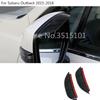 Rear Rearview Side Glass Mirror Trim Frame Rain Shield Sun Visor Shade Eyebrow For Subaru Outback 2015 2016 2017 2018 2019 2020