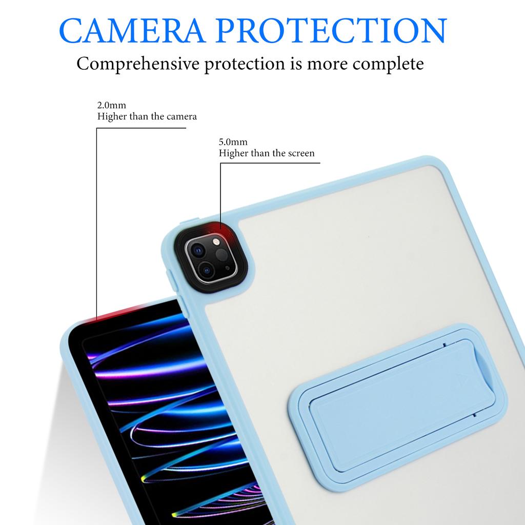 Tablet Case with Kickstand For iPad Pro 11 (2022)/(2021)/(2020) TPU+PC Skin-Touch Cover