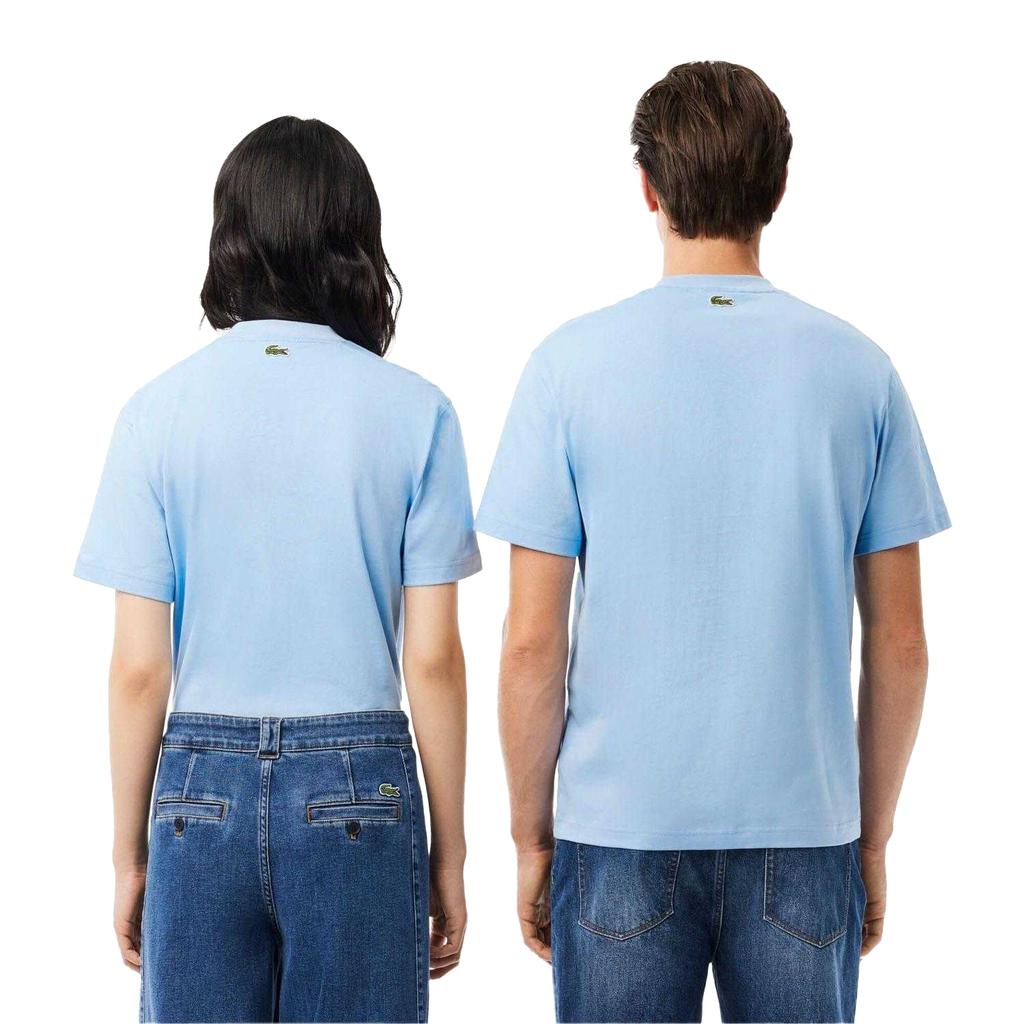 Lacoste Unisex Adult Printed Signature Cotton T-Shirt
