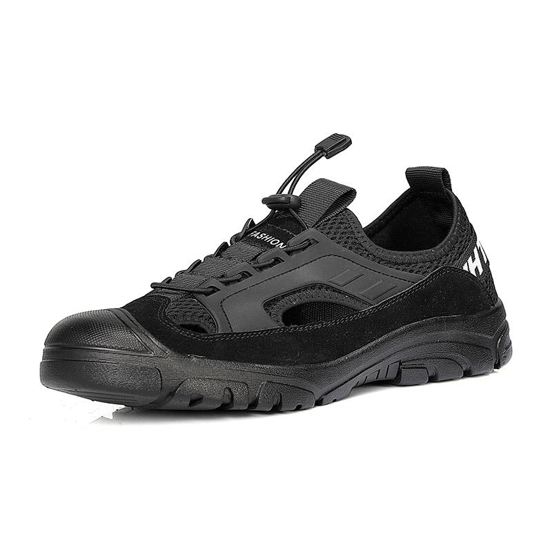 Summer Beach Sandals Men Wading Shoes Mesh Breathable Non-slip Men's Sports Sandals Outdoor Anticollision Hiking Shoes For Man