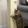 80cm Scratching Post, with Toy Ball, Sisal Rope - White