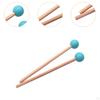2 Pieces Wood Mallets Drum Mallet Stick Gong Accessories Snare Percussion Sticks Marimba