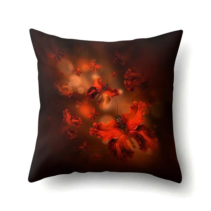 Geometric Butterfly Pattern Pillowcase Waist  Living Room Bedroom Sofa