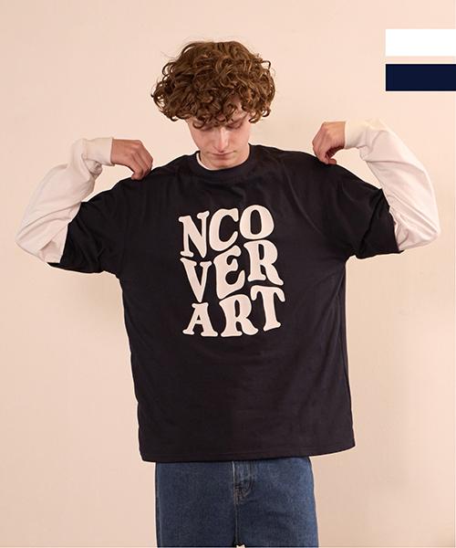Uncover Wave Graphic Short Sleeve T-Shirt 2 Colors White/M