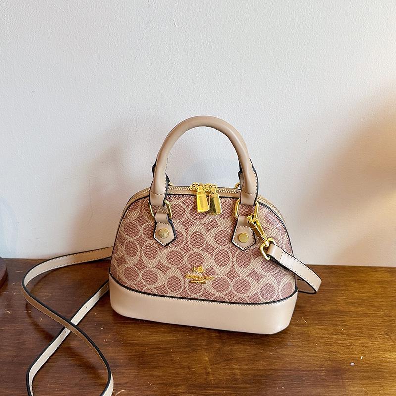 Borsa a mano piccola di lusso alla moda stile retrò con conchiglia: Borsa a Tracolla e a Spalla Versatile e di Alta Qualità