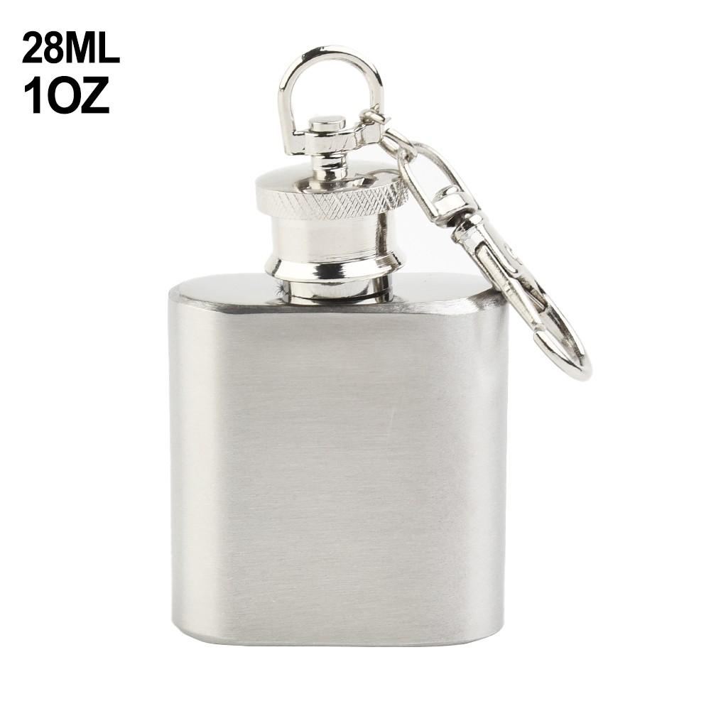 Unbreakable Stainless Steel Flask Pocket Wine Bottle with Leak Proof Cap