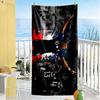 Mbappe Soccer Legend Beach Towel Super Soft & Absorbent Comfortable Lightweight Perfect for Traveling Yoga Camping and Swimming