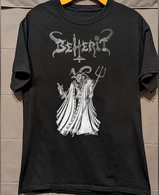 HEET!! Beherit Band Zwart Katoen Alle maten S-5XL T-shirt Unisex T-shirt