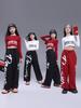 Korean Style Girls' Jazz Dance Set: Cropped Top Vest & Sweatpants - Trendy Performance Outfit