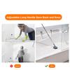 ITTAHO Deck Bath Cleaning Bath Telescopic Long Adjustable Veranda Cleaning Veranda Switchable Cleaning Brush, Brush, Brush, 83-142cm, Angle, Brush,