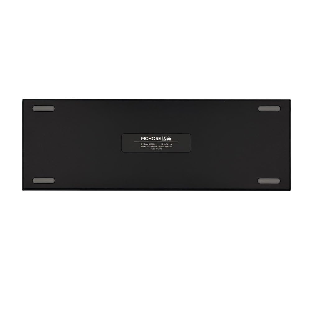 MCHOSE ACE60 Pro Black Rapid Trigger Gaming compatible Japanese Distributor Keyboard, 8000Hz, RT0.01mm [Authorized Warranty]