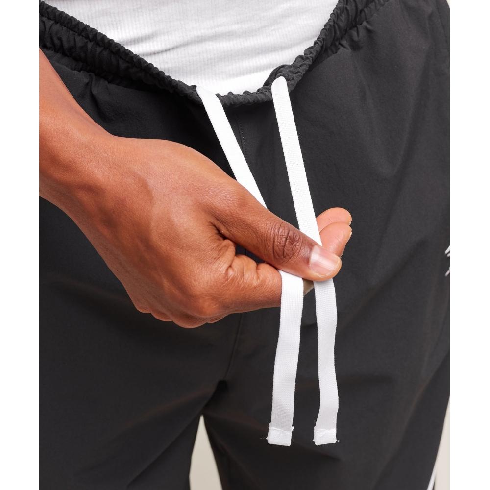 Gymshark Retro zmačkané tepláky Černé A1c8v Bb2j