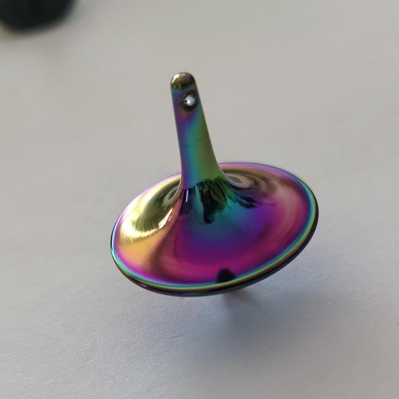 Metal Top Spinner Desk Fidget Toy Spinner Good Balance Desktop Toy For Teens Adults Gifts Stress Anxiety Adhd Relief Figets Toy