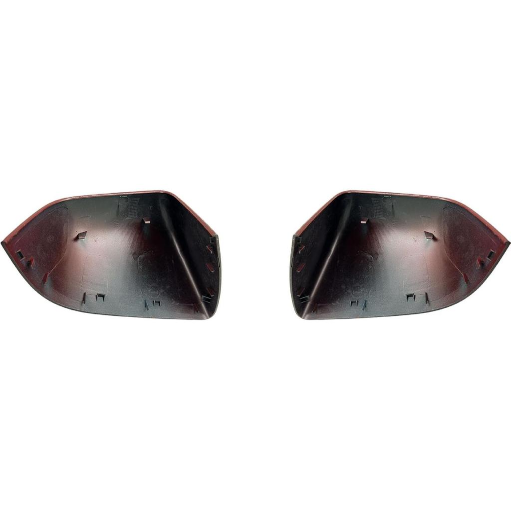 Compatible with Tesla Model Y Side Mirror Cover Replacement 2024, Left & Right Side Rearview Mirror Cover Cap for Model Y Accessories(red)