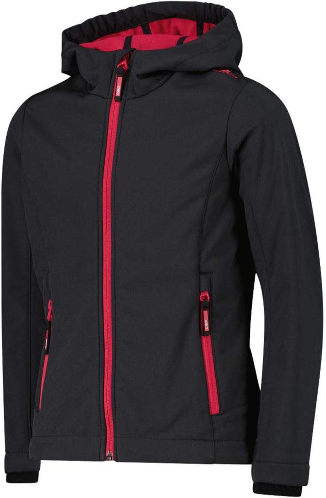 CMP Girl Softshell Fix Hood Jacket (3A29385N) Anthracite/carmine