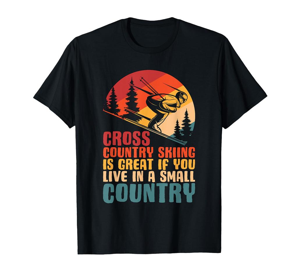 Cross Country Skis are great retro cross country skis. T-Shirt