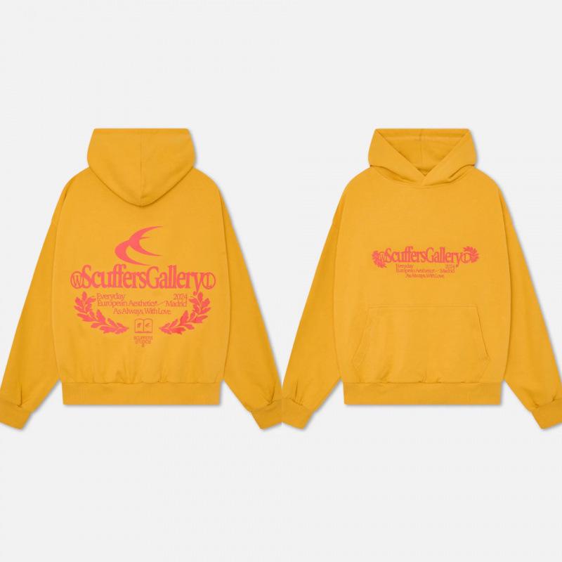 Unisex Trendiger Lockersitzender Amerikanischer Buchstaben Hoodie