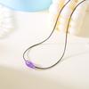 Cute Pink Ceramic Fish Necklace for Women Men Romantic Small Fish Handmade Braided Necklace  Daily Wear Jewelry Gifts