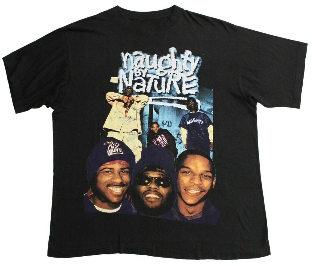 Naughty By Nature Hip Hop Men T-shirt Black Unisex All Sizes JM760