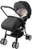 Aprica 2-Way Foot Muff, Black, Genuine Product (Can also be used as a seat liner) 98893