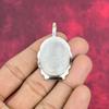 Selenite Jewelry, Handmade Gemstone Pendant, 925 Solid Sterling Silver Pendant Antique Jewelry, For Engagement Gift