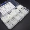 500Pc Boxed Plastic Nylon Flat Washer Plain Spacer Insulation Gasket Ring Assortment Kit Set M2 M2.5 M3 M4 M5 M6 M8 M10