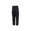 Herren Air Utility Cargohose mit großen Taschen, lässige lange Hose, Herbst, Schwarz, DH9071-010