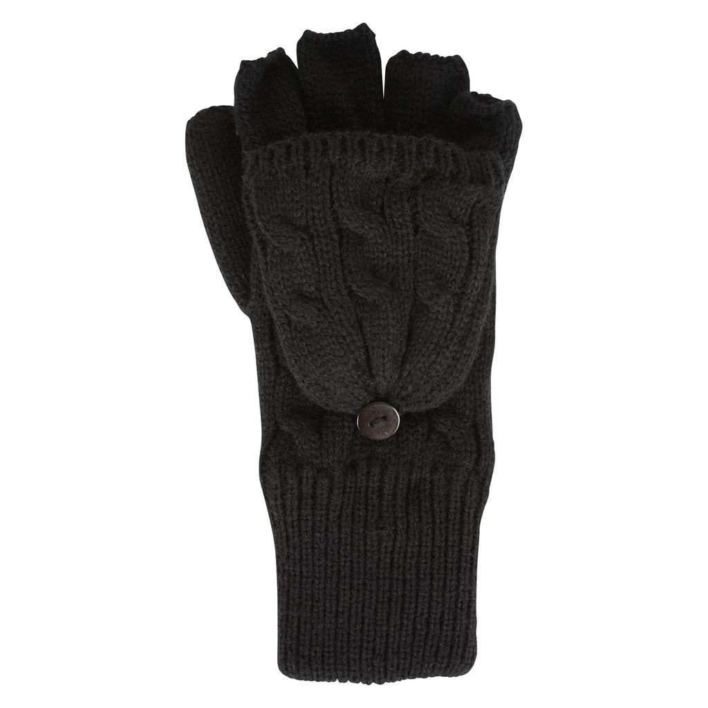 Mountain Warehouse Womens/Ladies Faux Fur Lined Fingerless Gloves