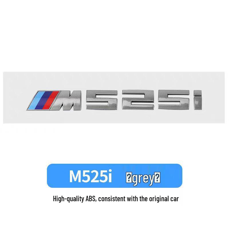 BMW Gray Car Emblem Stickers M330I M340I M550I M240I M530I Rear Modifications