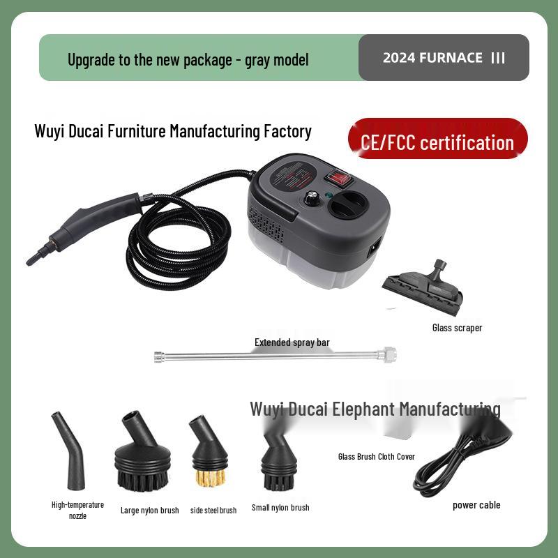 Portable High-Pressure Steam Cleaner for Kitchen Degreasing