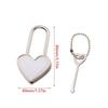 Square Shaped Thermal Transfer Lock Round Shaped Heart Shaped Lock Love Lock  Tourist Attraction