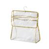 Waterproof Bathroom Organizer, Clear Shower Caddy Bag, Wall Hanging Toiletry Storage Bag with PVC, for Cosmetics, Towels, Clothes